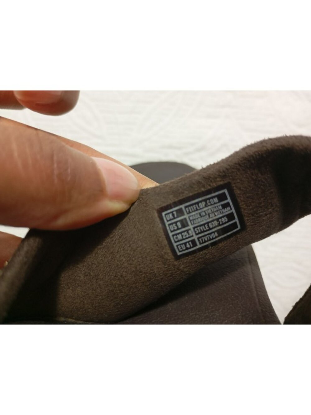 FitFlop Womens Brown Sparkle Sandals Size 9 US EU 41 Cushioned Sole Comfortable - Picture 2 of 9